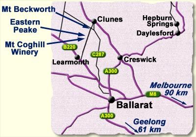 Mount Coghill map Mount Coghill map
